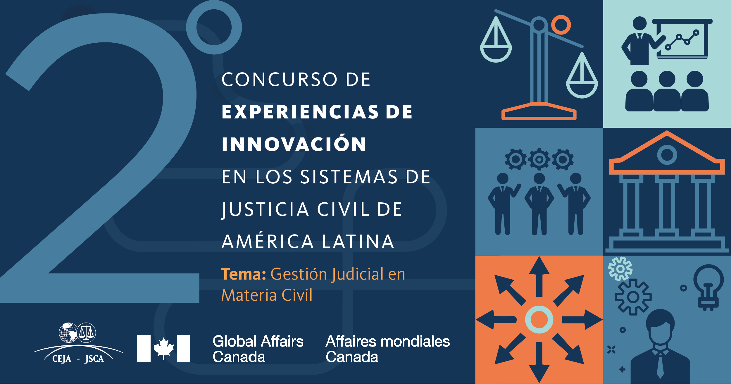 Lanzan concurso regional sobre experiencias de innovación en la justicia civil.