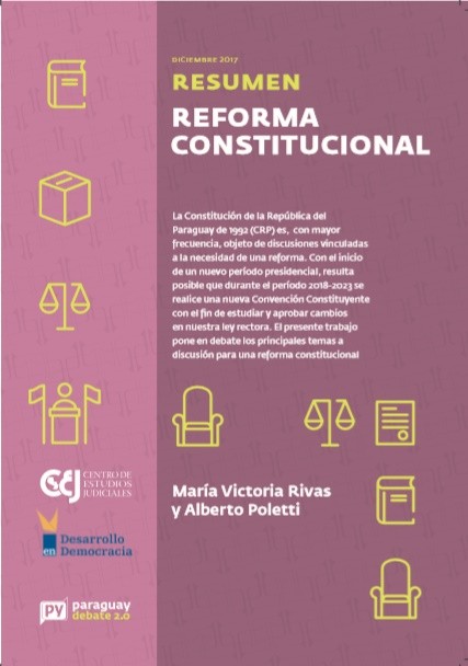 CEJ presenta investigación sobre Reforma Constitucional