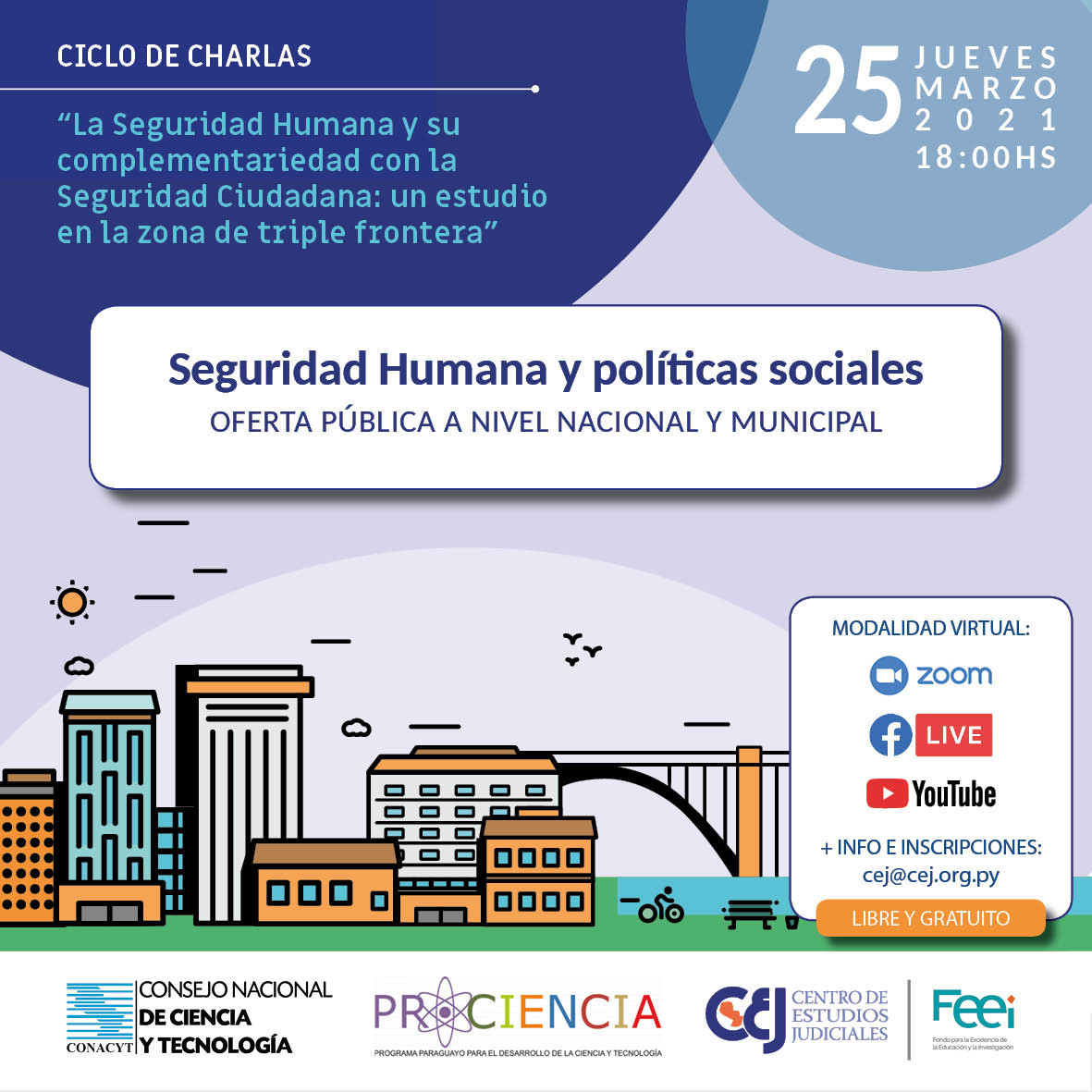 Se realizará el webinar "Seguridad Humana y políticas sociales".