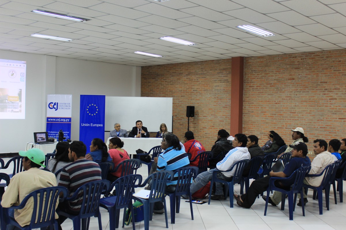 Comunidades Indígenas del Paraguay debaten sobre Reforma Judicial.