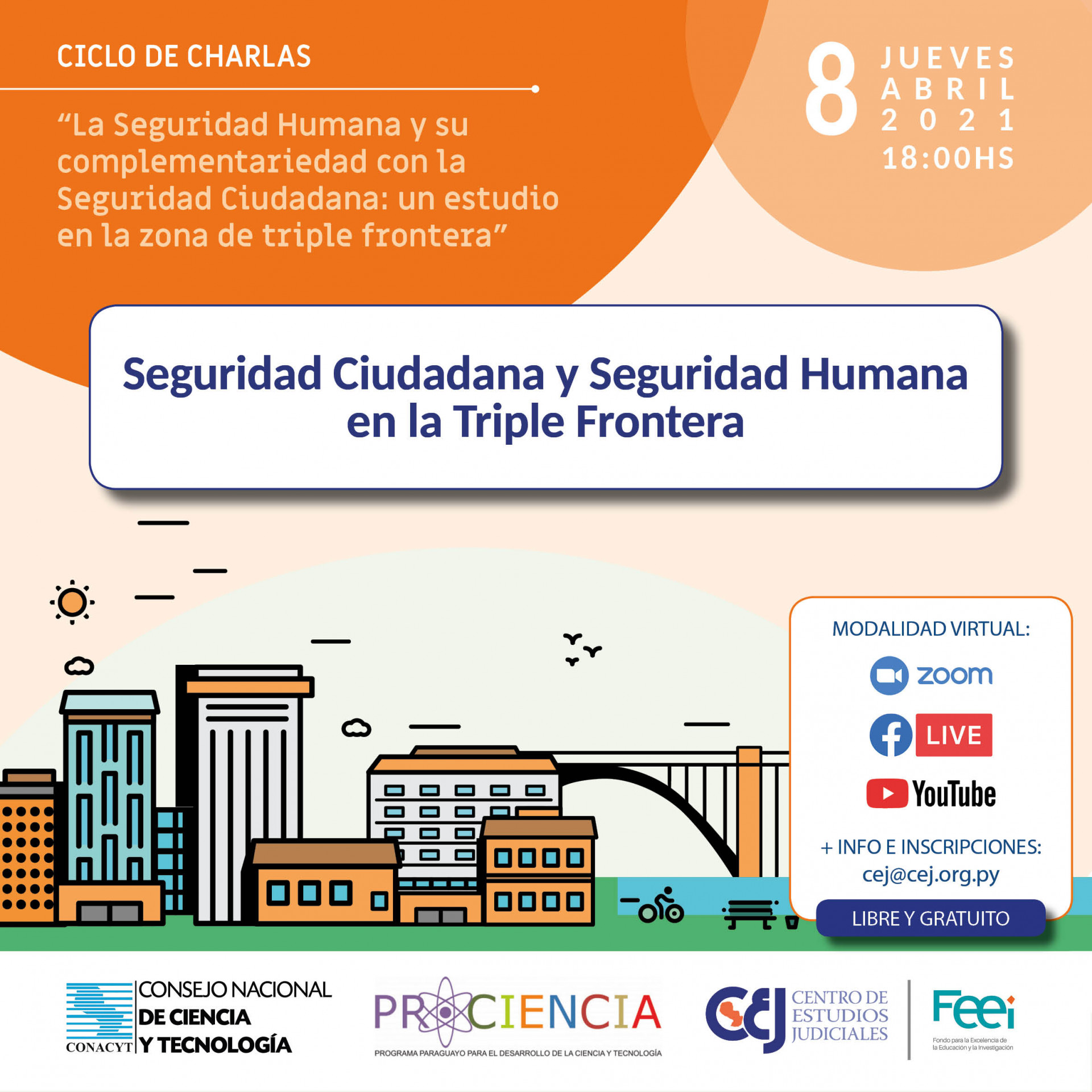 Se realizará el webinar "Seguridad Ciudadana y Seguridad Humana en la Triple Frontera".