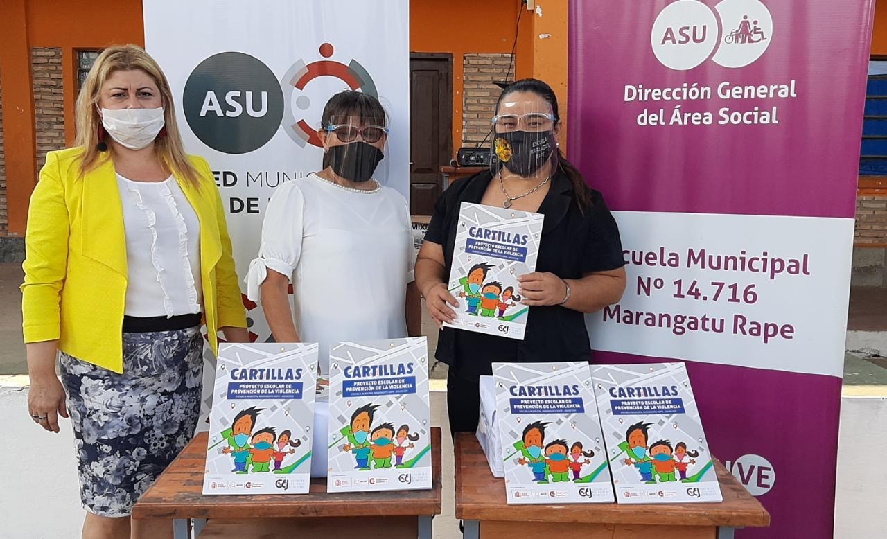 "Prevención de violencia en el ámbito escolar" en la escuela Marangatú Rape.