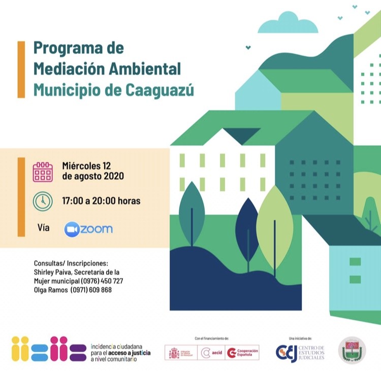 Inicia el Programa de Capacitación en Mediación con énfasis en Medio Ambiente, en el municipio de Caaguazú